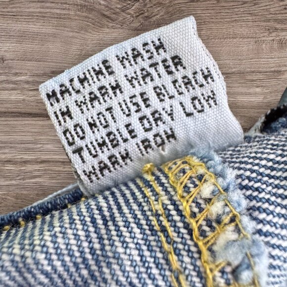 GOODFELLOWS Vintage 100% Cotton High Rise Waist Tapered Denim Mom Jeans 9/10 - Picture 5 of 5